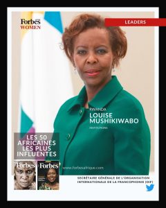 FORBES AFRIQUE WOMEN TOP FEMMES 2023 - LOUISE MUSHIKIWABO