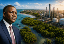 Greenpeace s’oppose au projet de méga-raffinerie d’Aliko Dangote au Kenya